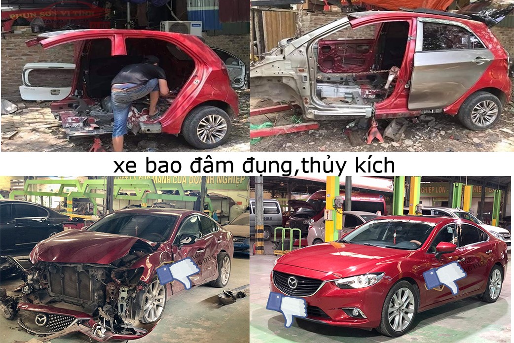 Xe ô tô bị tai nạn và thủy kích do không được bảo dưỡng kiểm tra định kỳ tại Gia Lai
